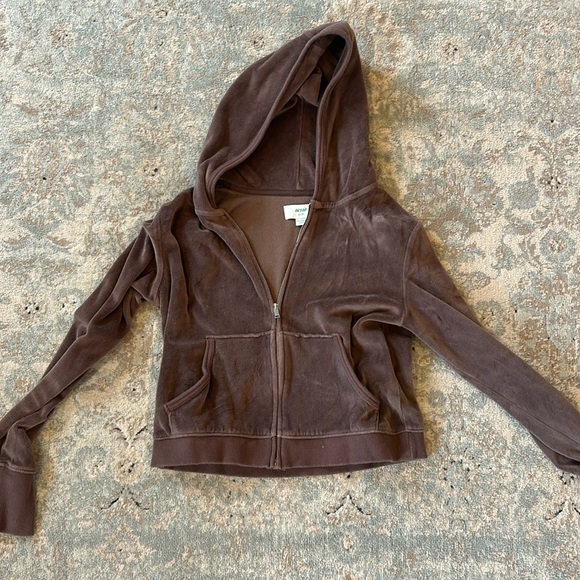 aerie Tops - Aerie Velour Zip Up